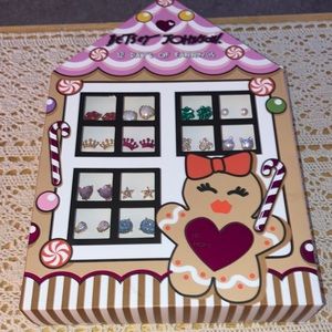 - Betsey Johnson 12 days of earrings